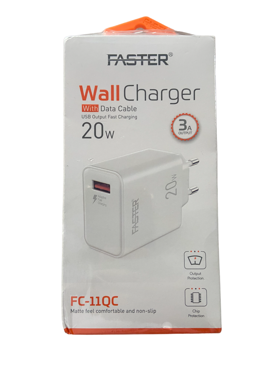 FASTER FC-11QC Fast Wall Charger 20W Qualcomm QC 3.0A FASTER FC-11QC Fast Wall Charger 20W Qualcomm QC 3.0A